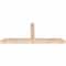 Ekena Millwork Portland Smooth Timber Gable Bracket, Douglas Fir, 60"W x 25"H x 3 1/2"D x 3 1/2"F, 10/12 Pitch GBW060X25X0404POR00SDF - alternate 3